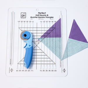 2023 June Tailor Collection-Half-Square & Quarter-Square Triangles Ruler