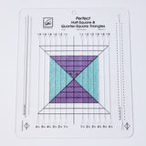 2023 June Tailor Collection-Half-Square & Quarter-Square Triangles Ruler