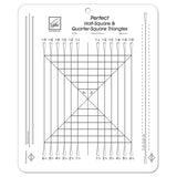 2023 June Tailor Collection-Half-Square & Quarter-Square Triangles Ruler