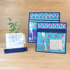 2023 June Tailor Collection-Project Bag Kit (2) - Zippity-Do-Done™ Navy-Kits with Zippity-Do-Done™