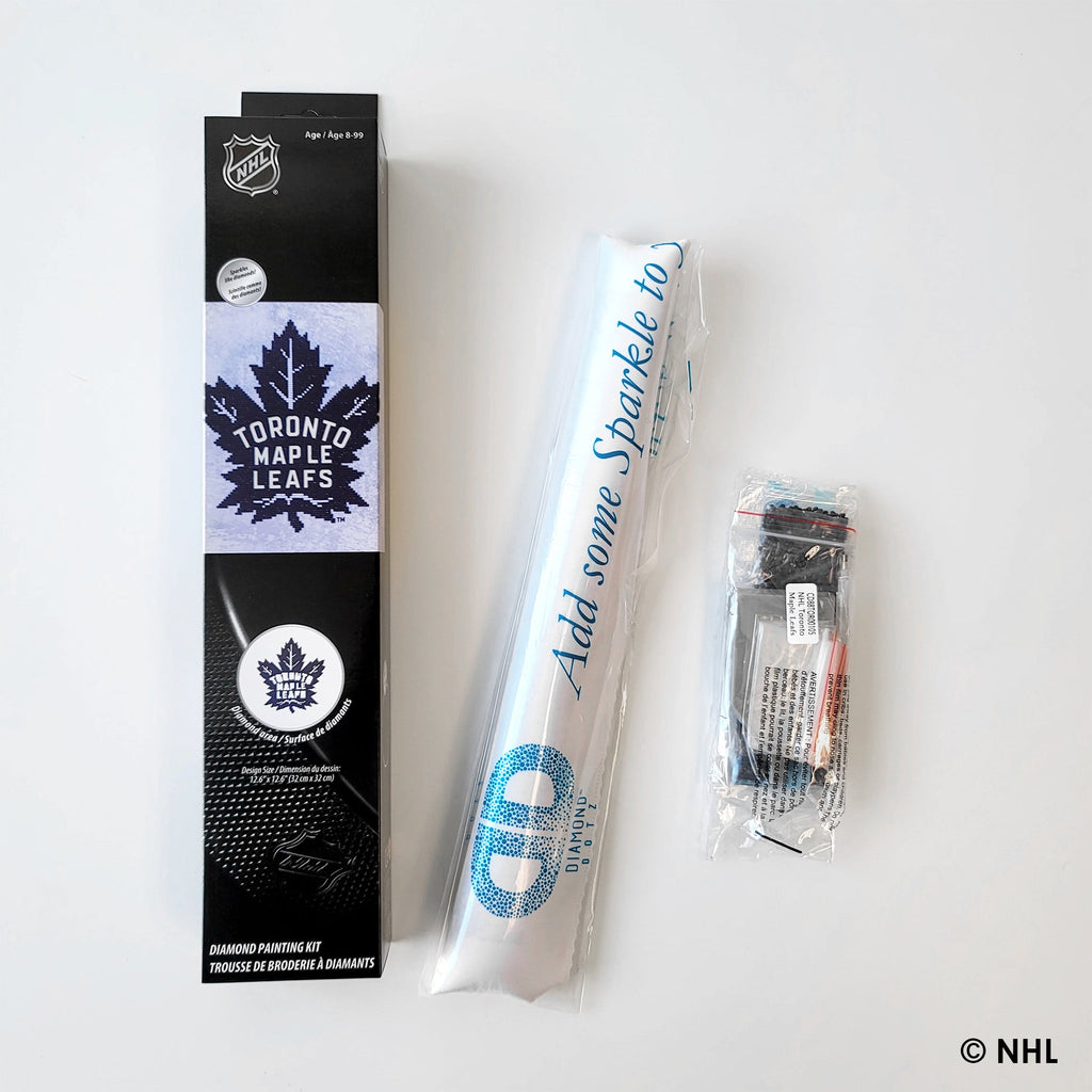 Officially Licensed Camelot Dots NHL Toronto Maple Leafs Diamond Painting Kit