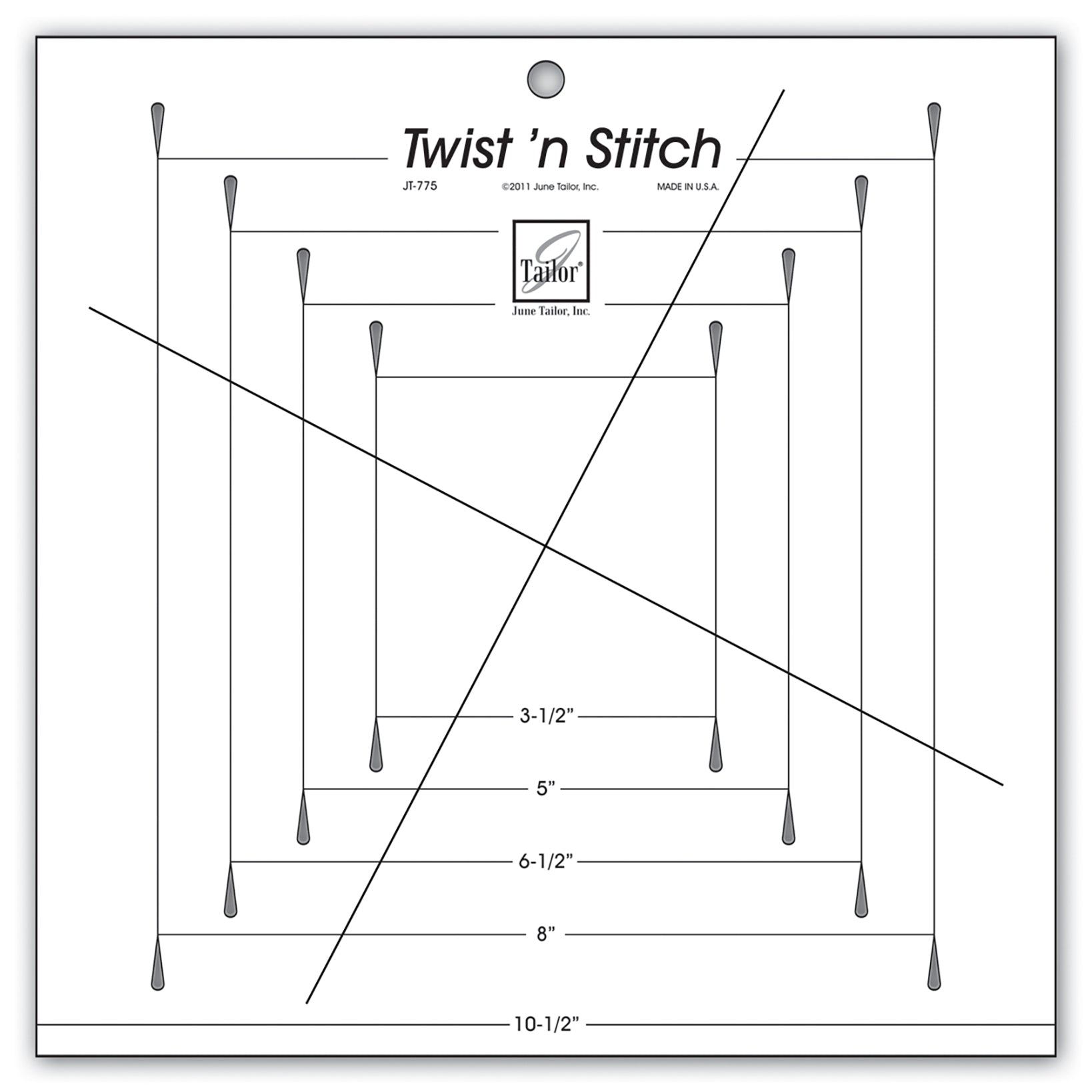 2023 June Tailor Collection-Twist N Stitch Ruler-Rulers