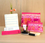 2023 June Tailor Collection-Zippity Do Done™ Cosmetic Bags (2) -QAYG Pink zip-Kits with Zippity-Do-Done™